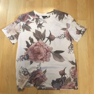 F21 Floral print shirt